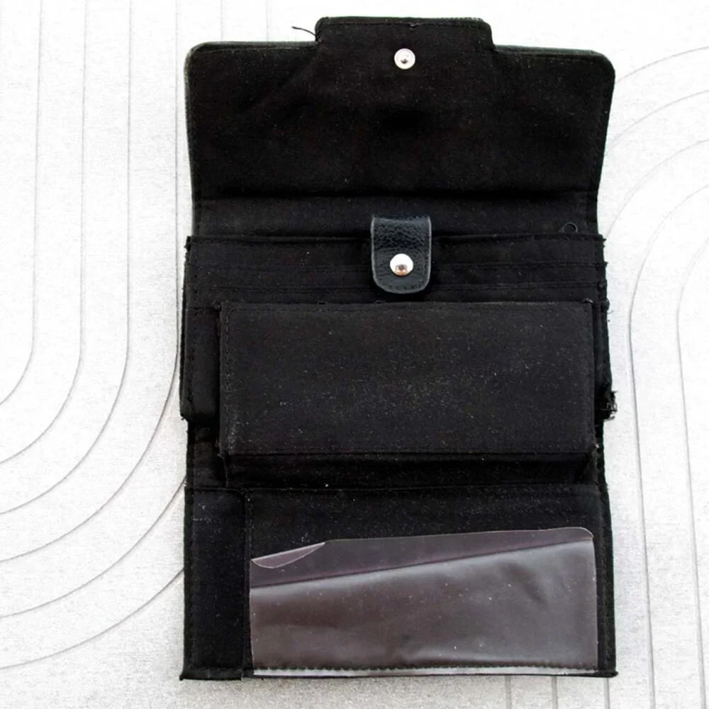 Rosetti wallet , pockets for money, coins, cards ID used wallet black